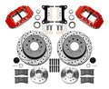 Wilwood 140-15940-DR Forged Narrow Superlite 6R Rear Brake Kit with 6-Piston Caliper and 12.19 Inch Drilled Slotted Iron Rotor for GM Fullsize Trucks 1963-1987