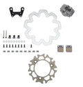 Wilwood GP200 Front Driver Side Brake Kit with 2-Piston Caliper and 10.5-Inch Drilled and Scalloped Rotor for Sprint Cars
