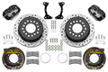 Wilwood 140-17120-D Forged Dynapro Low-Profile Rear Brake Kit with 4 Piston Caliper and 11-Inch Drilled/Slotted Iron Rotors for GM G-Body 1978-1988