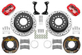 Wilwood 140-17120-DR Forged Dynapro Rear Brake Kit with 11-Inch Drilled and Slotted Iron Rotors for GM G-Body 1978-1988