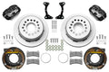 Wilwood 140-17120 Forged Dynapro Low-Profile Rear Brake Kit for GM G-Body with 11 Inch Plain Iron Rotor and 4 Piston Aluminum Caliper, Black Powder Coat Finish