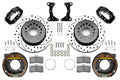 Wilwood 140-17121-D Forged Dynalite Rear Brake Kit with 12-Inch Drilled and Slotted Iron Rotors for GM G-Body