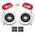 Wilwood Brake System Kit for Chevrolet Corvette C5 1997-2004 Front SLC56 4-Piston Caliper with 12.8-Inch Drilled and Slotted Iron Rotor