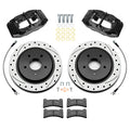 Wilwood 140-17670-D Rear Brake Kit for Chevy Corvette 1997-2004 with 4-Piston Caliper and 12.01-Inch Drilled and Slotted Rotor