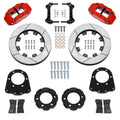 Wilwood 140-18154-R Forged Narrow Superlite 6R Front Brake Kit for GM Fullsize SUVs, 6 Piston Caliper, 12.19 Inch Slotted Iron Rotor, Red Powder Coat