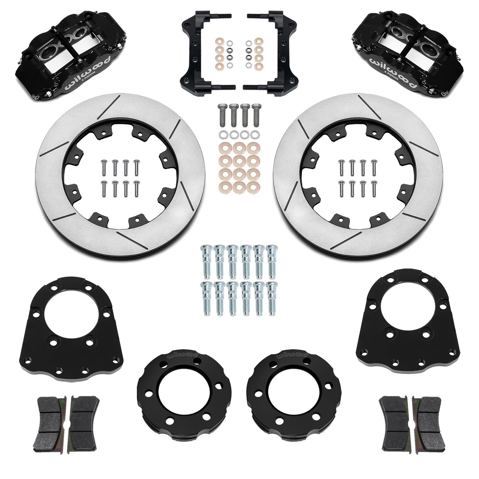 Wilwood 140-18154 Forged Narrow Superlite 6R Front Brake Kit for GM Fullsize SUVs 1971-1991