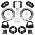 Wilwood Forged Narrow Superlite 6R Front Brake Kit for GM Fullsize SUVs, 12.88 Inch Slotted Iron Rotors, 6 Piston Calipers, Black Powder Coat Finish