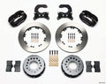 Wilwood 140-2112-B Rear Brake Kit for Chevy 12-Bolt with 4-Piston Calipers and 12 Inch Plain Iron Rotors