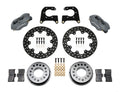 Wilwood 140-2119-BD Dynalite Rear Disc Brake Kit with 4-Piston Caliper and 11.438-Inch Drilled Steel Rotor for Big Ford Trucks