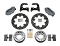 Wilwood 140-3623-BD Rear Dynalite Brake System Kit for Big Ford with 4-Piston Caliper and 12-Inch Drilled Steel Rotor