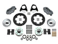 Wilwood 140-4503-BD Dynalite Front Brake Kit for Ford Mustang 1987-1993 with 4 Piston Calipers and 10.75 Inch Drilled Steel Rotors