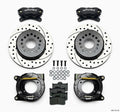 Wilwood 140-7141-D Rear Disc Brake Kit with 4-Piston Caliper for Chevy GM 12-Bolt