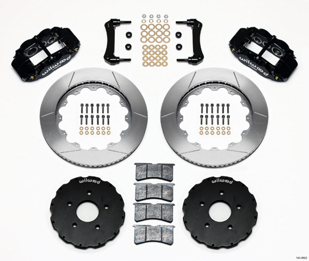 Wilwood 140-8922 Forged Narrow Superlite 6R Front Brake Kit for Chevrolet Corvette 1997-2013 with 14-Inch Iron Rotors and 6-Piston Calipers