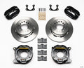 Wilwood 140-9282 Dynalite Rear Brake System Kit for Small Ford with 4-Piston Caliper and 12-inch Plain Iron Rotor