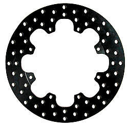 Wilwood Rotor 160-0495 Drilled Brake Rotor, 12 Inch Diameter, 0.31 Inch Thickness, 8 x 7.62 Inch Bolt Pattern, Steel with Black Paint Finish