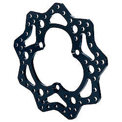 Wilwood 160-10475 Sprint Rotor 11 Inch Drilled and Scalloped Steel Brake Rotor with Black Finish