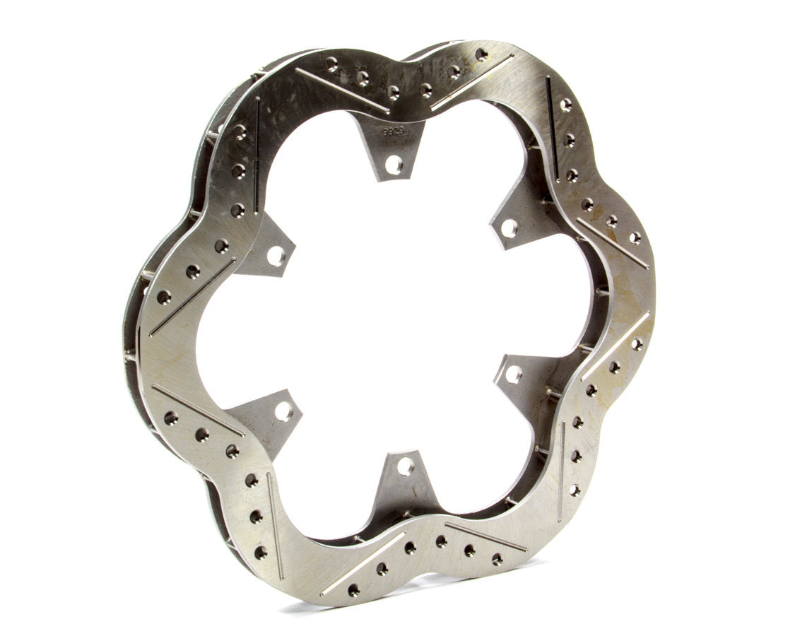 Wilwood Rotor 160-11217 10.5 Inch Diameter Steel Drilled and Slotted Brake Rotor for 6-Bolt Pattern Vehicles