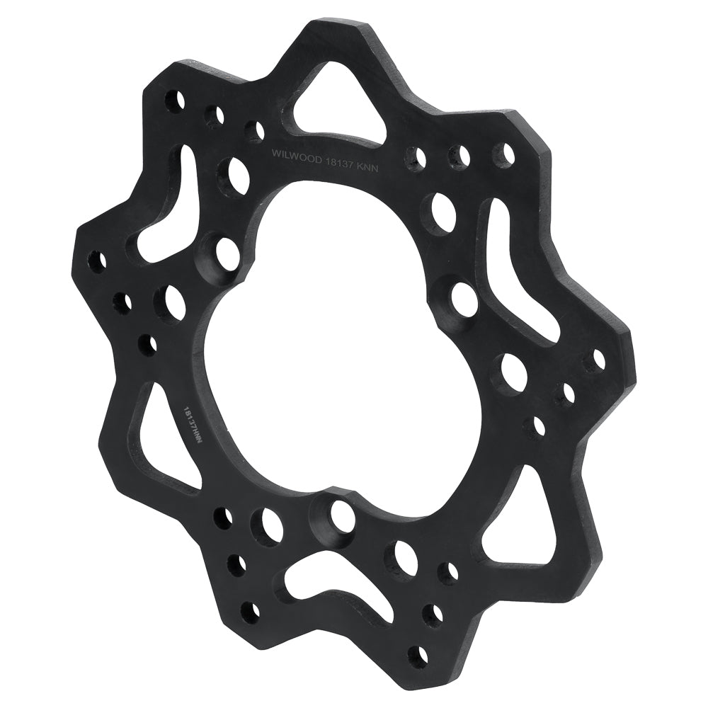 Wilwood 160-18137 Steel Scalloped Brake Rotor with Drilled Design, 10.2 Inch Diameter, 0.31 Inch Thickness