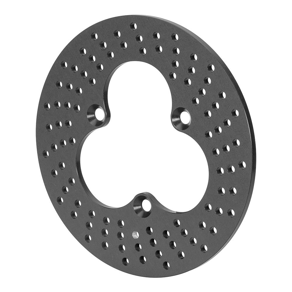 Wilwood 160-3327A Aluminum Sprint Car Brake Rotor with Drilled Design, 10.95 Inch Diameter, 0.31 Inch Thickness, 3 x 5 Inch Bolt Pattern