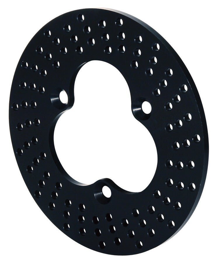 Wilwood Rotor 160-3411A Drilled Aluminum Midget Front with 10.2 Inch Diameter and Black Anodized Finish