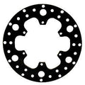 Wilwood Rotor 160-3455 Drilled Brake Rotor, 10.5 Inch Diameter, 0.35 Inch Thickness, 6 x 5.5 Inch Bolt Pattern, Steel with Black Paint Finish