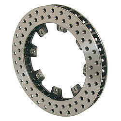 Wilwood 160-5863 Drilled Brake Rotor 11.75 Inch Diameter, 0.81 Inch Thickness, Iron Construction, Natural Finish