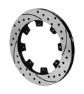 Wilwood 160-7106-BK Brake Rotor, 12.19 Inch Diameter, Drilled and Slotted, Black Finish, Iron Construction