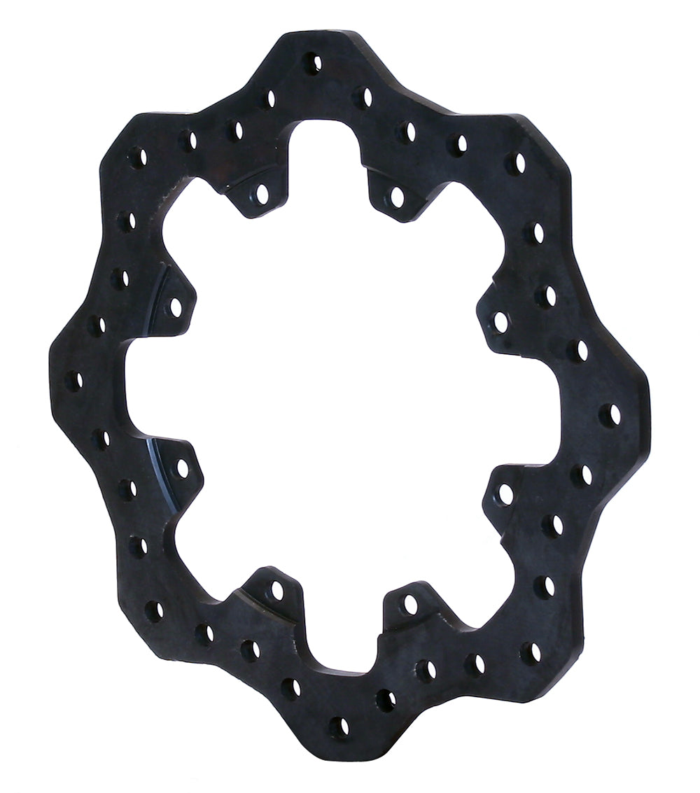 Wilwood 160-9773 Brake Rotor, 12.19 Inch Diameter, Drilled and Scalloped, Steel with Black Oxide Finish
