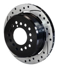Wilwood 160-9812-BK Rear Drilled and Slotted Brake Rotor for Passenger Side, 12.19 Inch Diameter