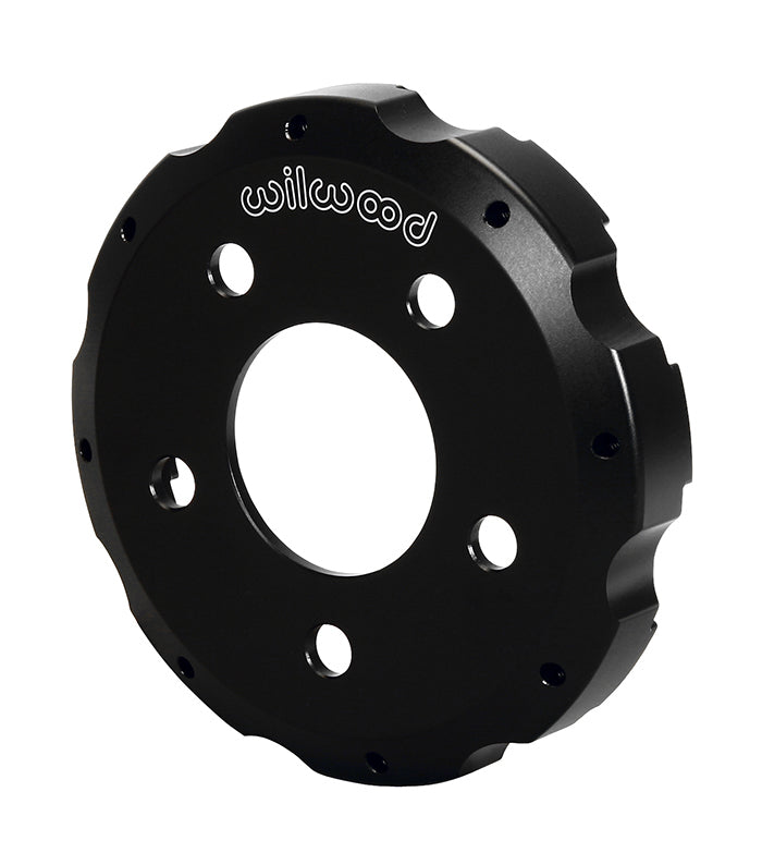 Wilwood Brake Rotor Hat 170-8269 for 8 Inch Diameter Rotors and 5 x 3.93 Inch Bolt Pattern, Aluminum Black Finish