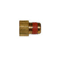 Wilwood Tube Adapter 220-0628 Brass Straight Fitting for 3/8-24 Inverted Flare to 1/8 NPT Male