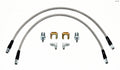 Wilwood 220-11237 Flex Brake Line Kit 22 Inch Length with Braided Stainless Steel and 3/8-24 Inverted Flare Male 90 Degree Inlet