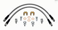 Wilwood Flexline Kit D52 Caliper 18 Inch Length 33 AN Braided Stainless Steel with Fittings