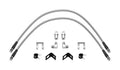 Wilwood Brake Line Kit 220-16439, 25 Inch Braided Stainless Steel Hose with 3 AN Fittings for Front GM Fullsize SUVs and Trucks