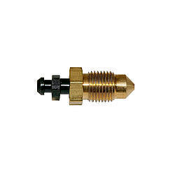 Wilwood Bleeder Screw Kit Part Number 220-6069 with 10 mm x 1.00 Thread Size, Brass Construction, Natural Finish, Set of 4