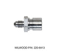 Wilwood 220-6413 Adapter Fitting -3AN to M10 x 1.0 Steel Zinc