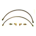 Wilwood 220-6419 Flexline Brake Hose Kit for Honda Civic 1990-2005 with 22 Inch Braided Stainless Steel Hose and 3 AN Fittings