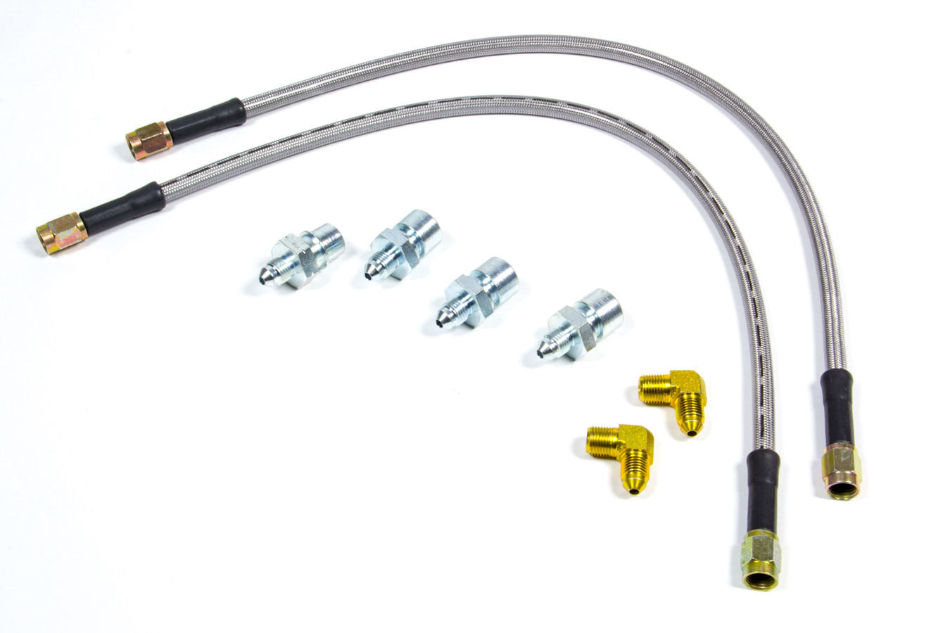 Wilwood Brake Hose Kit 220-6856 for 1998-2002 GM F-Body Front and Rear with 18-Inch Braided Stainless Lines