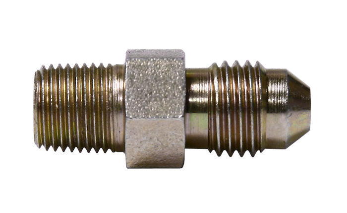 Wilwood Inlet Fitting 4AN to 1/8-27 NPT - High-Performance Fluid Connection