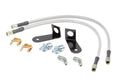 Wilwood Brake Hose Kit 220-9195 for 1970-1973 Ford Mustang with Braided Stainless Steel Construction and 3 AN Fittings