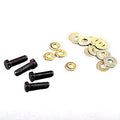 Wilwood 230-0204 Brake Caliper Mounting Bolt Kit with Hex Head and Zinc Finish, 3/8-24 in Thread, 1.25 in Length, Pack of 4