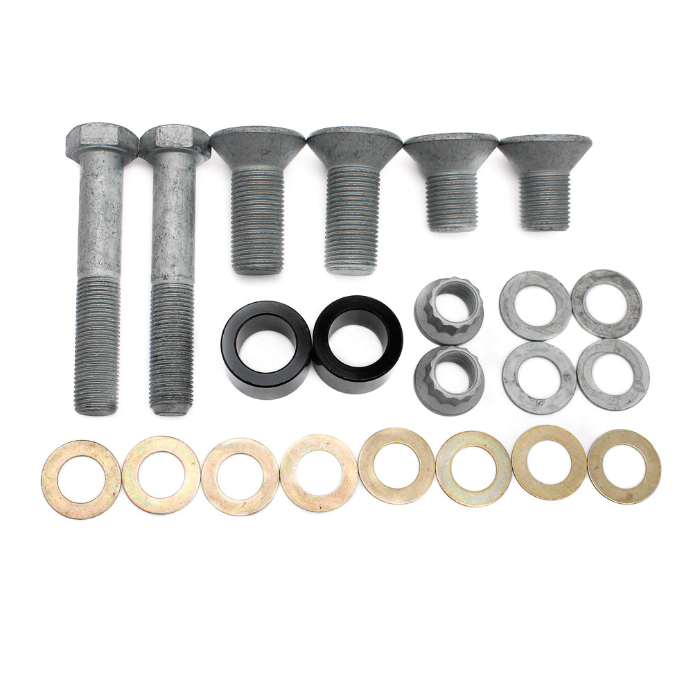 Wilwood Brake Caliper Bracket Bolt Kit 230-15748 with Nuts, Washers, Spacers, and Shims