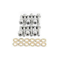 Wilwood 230-4572 Brake Rotor Bolt Set with 1/4-20 Thread, 1 Inch Length, 12 Point Head, Stainless Steel