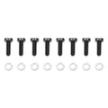 Wilwood Brake Rotor Bolt Kit 5/16-18 x 1 Inch Length with Washers, Steel, Black Oxide Finish