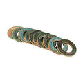 Wilwood Brake Caliper Shim Set 240-4385, 0.441 Inch Inner Diameter, 1.003 Inch Outer Diameter, 0.030 Inch Thickness, Steel, Pack of 10