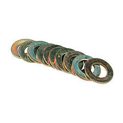 Wilwood Brake Caliper Shim Set 240-4387, 0.441 Inch Inner Diameter, Steel, 10 Pack
