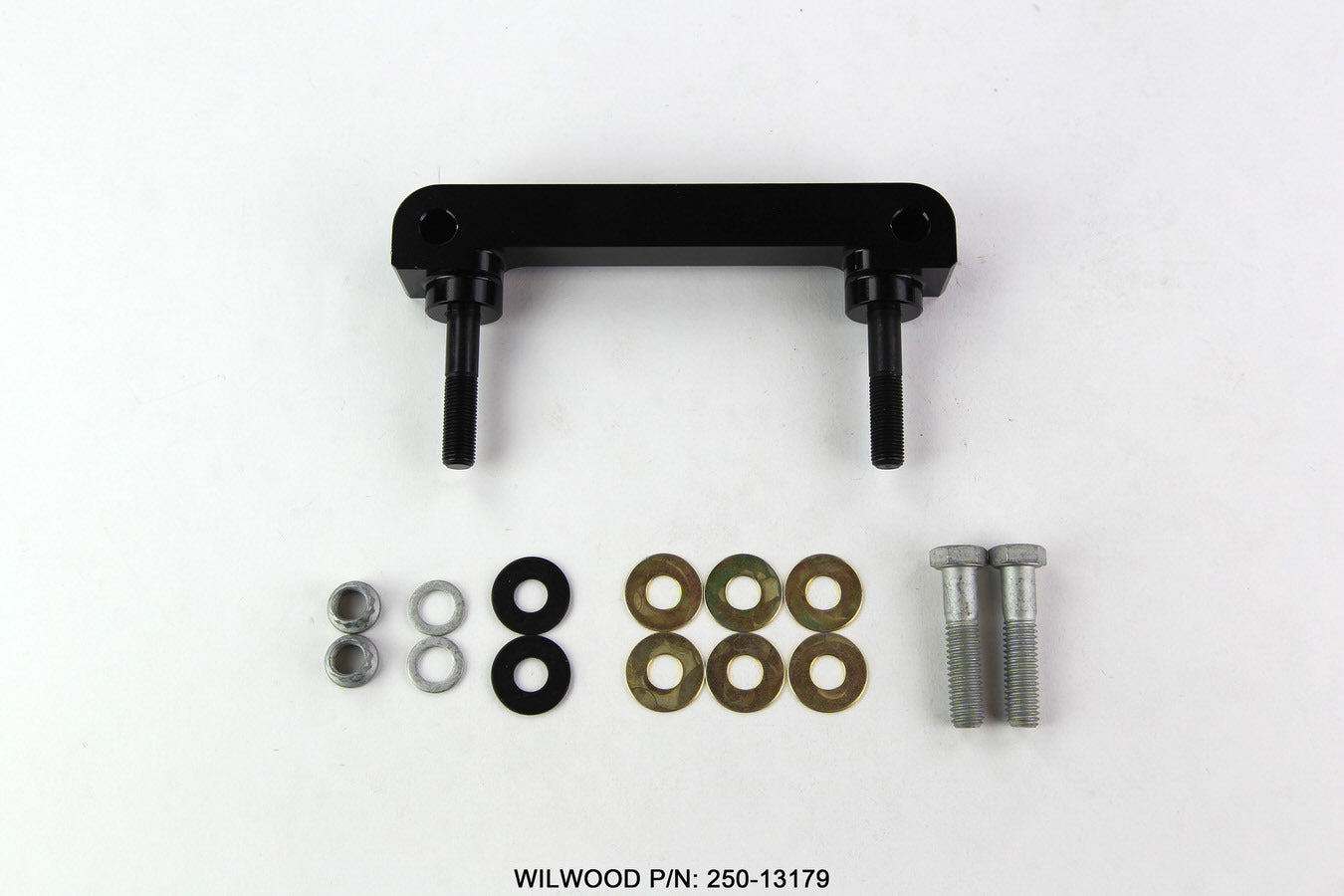 Wilwood 250-13179 Brake Caliper Bracket for Billet Dynalite Calipers, 3.50 Inch Radial Mount, Aluminum Black Anodized