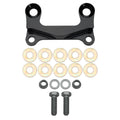 Wilwood Caliper Bracket Kit GP320 Sprint LF for Front Driver Side, 10.5 Inch Rotor, Aluminum Gray Anodized