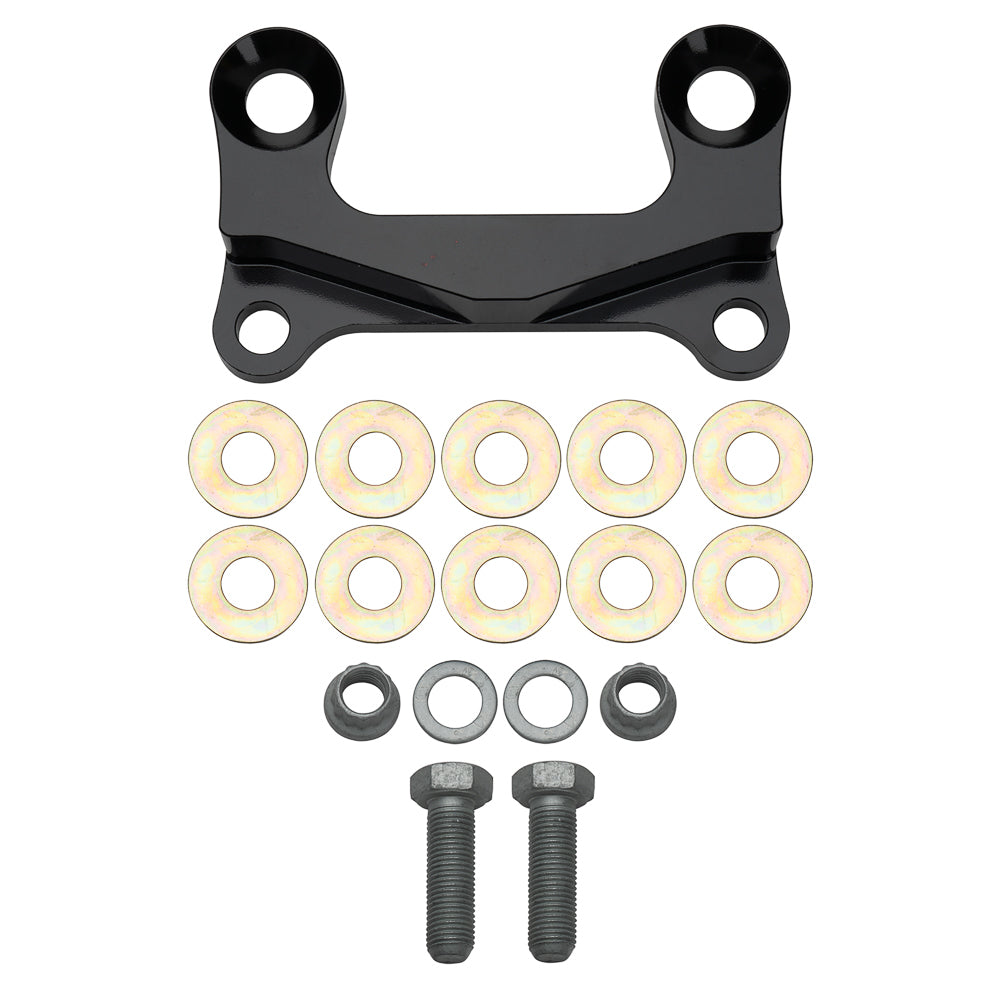 Wilwood Caliper Bracket Kit GP320 Sprint LF for Front Driver Side, 10.5 Inch Rotor, Aluminum Gray Anodized