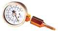Wilwood Pressure Gauge Assy 260-0966, 0-1500 PSI Mechanical Analog, 2-Inch Diameter, 1/8-Inch NPT Port, White Face
